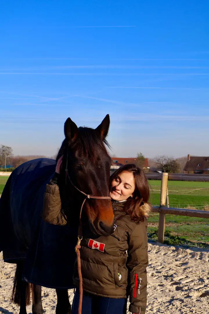 Florine avec son cheval Fabuleux d'Echal